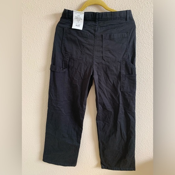 Free Assembly Girls Black Carpenter Wide Leg Jeans NWT 🌴 - Picture 2 of 10